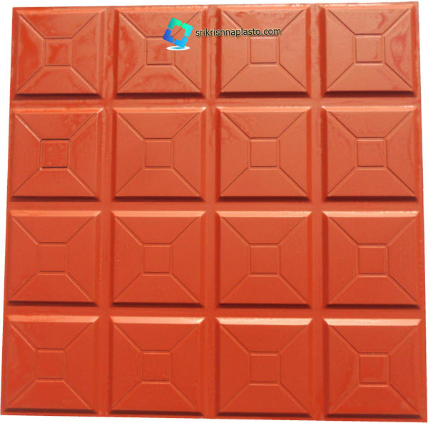 16 Square Box PVC Floor Tile Mould