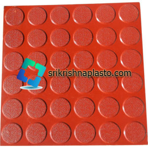 36 Round Circle Checkered Tile With Matt Finish