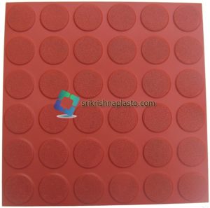 36-Round-Circle-Checkered-Tile-With-Matt-Finish- Floor Tiles Rubber Mould - Concrete Floor Tiles Plastic mould - plastci mould for cement tiles