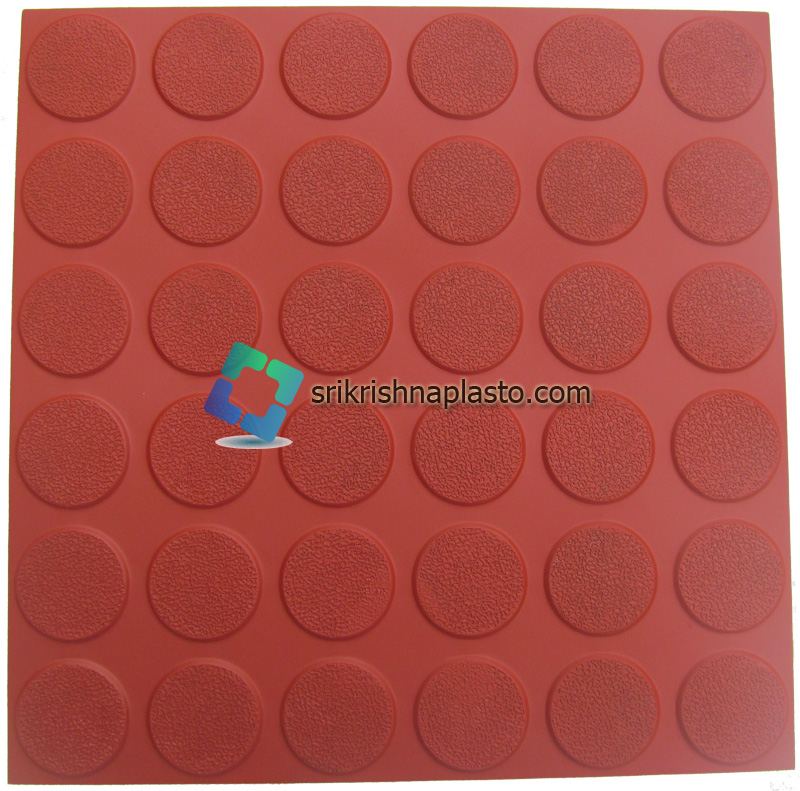 36-Round-Circle-Checkered-Tile-With-Matt-Finish