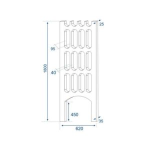 Precast Tree Guard Mould, RCC Tree Guard Making Mould, Tree Guard Mould