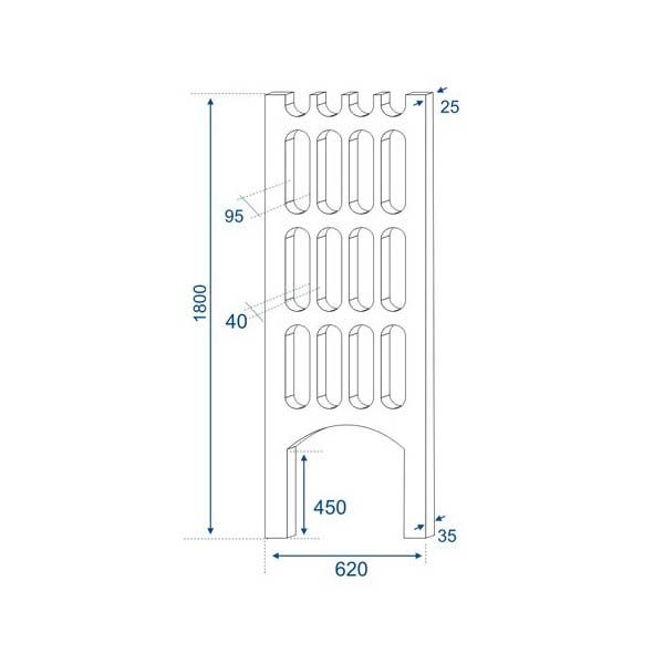 Precast Tree Guard Mould, RCC Tree Guard Making Mould, Tree Guard Mould