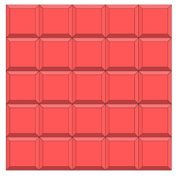 25 Box floor Tile Rubber Mould