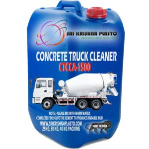 concrete truck cleaning chemical, ready mix truck cleaner chemical & cement remover chemical in India
